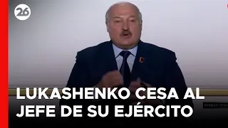 BIELORRUSIA | Lukashenko cesa al jefe del ejército