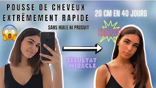 COMMENT FAIRE POUSSER SES CHEVEUX TRÈS RAPIDEMENT SANS PRODUIT ???