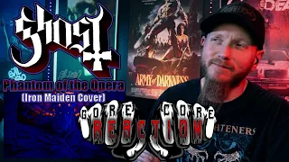 Reaction | Ghost - Phantom Of The Opera (Iron Maiden Cover)