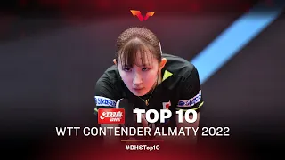 Top 10 Table Tennis Points from WTT Contender Almaty 2022 | Presented by DHS