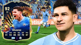 92 TOTS SBC Alvarez is really CRACKED in a UNIQUE WAY..