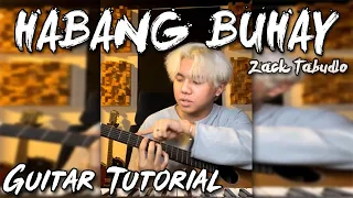 Zack Tabudlo | Habang Buhay - Guitar TUTORIAL
