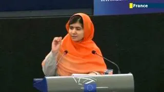 Malala receives EU human rights award: 2013 Sakharov Prize given to Pakistani schoolgirl activist