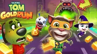 TALKING TOM cat RUNNING FOR the GOLD #91 Zombie Ben FRIENDS COMPETITION Angela Hank ginger