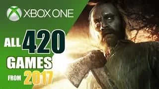 The Xbox One Project - All 420 XONE Games from 2017 - Every Game (US/EU/JP)