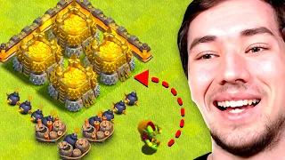 WIZIGSTE FAILS in CLASH OF CLANS! 😂