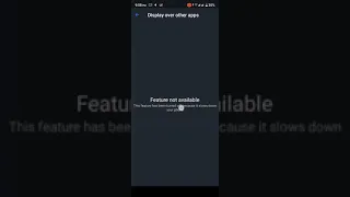 How to turn on/off display over other apps in realme c11 2021