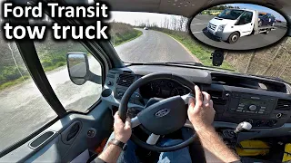 Ford Transit | tow truck | POV drive