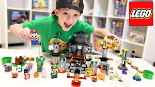 FATHER SON ULTIMATE LEGO BATTLE! /Real Life MARIO 2