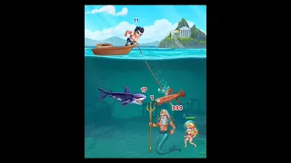 Hero Wars mobile game ads '485' Zeus being god of sea