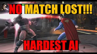 SUPERMAN Destroys MK vs DC Hardest AI Arcade Mode