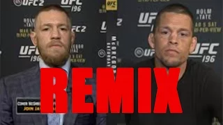 Conor McGregor v Nate Diaz REMIX  - You're just hoping to Survive "FOX Sports Live Interview"