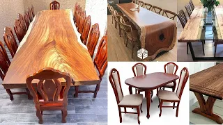 Wooden dining table design ideas / woodworking dining table set ideas /make money with dining tables