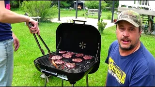 Dollar General $25 Flame Glo Square Charcoal Grill Review