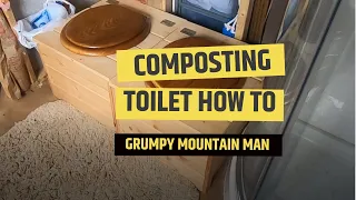 Shed to House DIY Composting Toilet Off Grid Cabin Homestead No Septic Needed Off-The-Grid