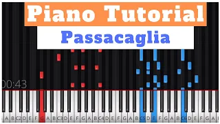 How To Play "Passacaglia" by Handel Halvorsen | Piano Tutorial | BEAUTIFUL PIECE