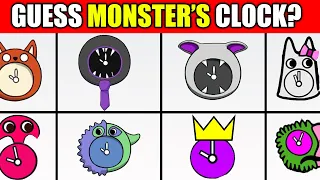 Guess The GARTEN OF BANBAN 6 Clock Screen MONSTER & EMOJI | SIR DADADOO, The Nanny, The Naughty Ones