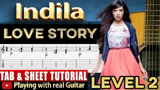 LOVE STORY - Indila - Un amour félin Guitar Tab Tutorial guitare
