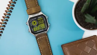 Casio Royale: AE1200-WH LCD and Leather Strap Modification