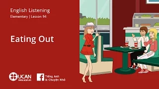 Learn English Listening | Elementary - Lesson 94. Eating Out