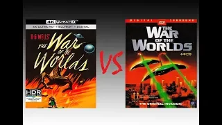 ▶ Comparison of The War of the Worlds 4K HDR10 vs The War of the Worlds DVD Edition