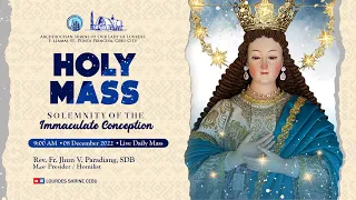 9:00 AM | SOLEMNITY OF THE IMMACULATE CONCEPTION | 08 DECEMBER 2022 | FR. JHUN V. PARADIANG, SDB