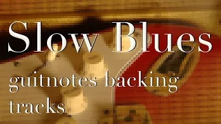 Slow Blues Backing Track - Stevie Ray Vaughan,  Albert king Style