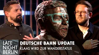 #herzlosbahn war erfolgreich! Klaas wird zur Wander-Statue | Late Night Berlin | ProSieben
