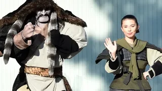 Shan Yu and Ping (Mulan) Appear in Guest Star Day Procession at Disneyland Paris, Multi-Angle