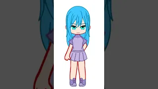 This is my first time doing gacha front face || withanimation || i don't like it, did you??