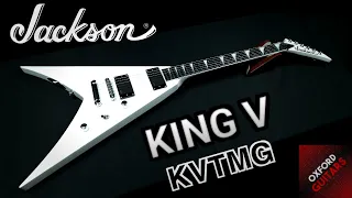 Jackson Pro Series King V KVTMG 2021 Snow White James Hetfield Metallica 4K guitar close up video