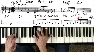 When Sunny Gets Blue (with sing-along) 🎹 Jazz Piano College