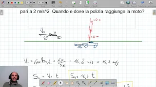 Esercizi di cinematica (Moto rettilineo uniforme e uniformemente accelerato)