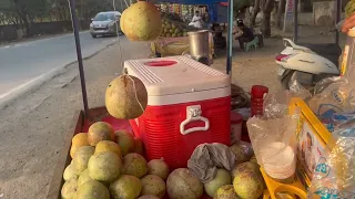 Famous Bael Fruit juice | Harvinder Choudhary | Sector ~ 21D Faridabad | Nitin PoPular