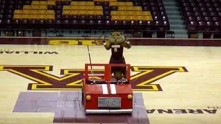 University of Minnesota's Mascot Goldy Gopher 2012