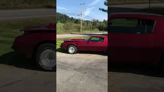 Saying goodbye to my 1974 custom Trans am #firebirds #pontiac #burnout