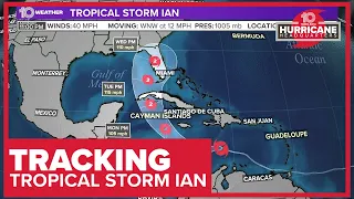 Tropical Storm Ian: See latest forecast cone, spaghetti models, satellite