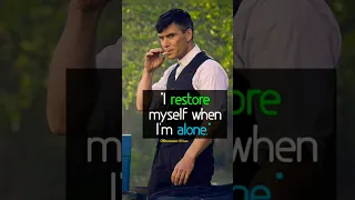 "I restore myself when I'm alone." #shorts #quotes