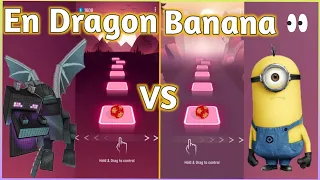 Tiles Hop - Minecraft Ender Dragon VS Minions Banana Song | VIshwas Gamer FF