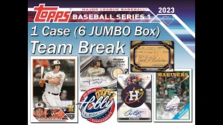 2023 Topps Series 1 Jumbo 1 Case (6 Box) Team Break #2 eBay 11/01/23