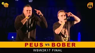 Bober 🆚 Peus 🎤 WBW 2017 Finał (freestyle rap battle) Półfinał