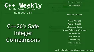 C++ Weekly - Ep 284 - C++20's Safe Integer Comparisons