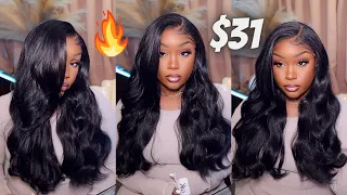 girl, 😩 watch me INSTALL a $31 WIG from Amazon 🤯 *chit chat wig install*