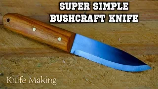 Knife Making - DIY SUPER Simple Bushcraft Knife