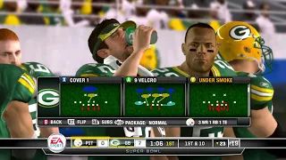 Madden NFL 11 - Super Bowl XLV - Pittsburgh Steelers vs Green Bay Packers - Xbox 360 Gameplay