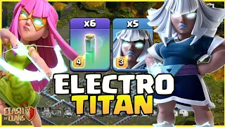 Legend Attacks ELECTRO TITAN + Super Archer Blimp - TH15 Attack Strategy