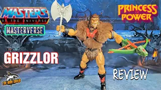 Masters of the Universe Masterverse GRIZZLOR Figure Review!