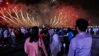 Fire work for EID celebration at Katara With family 2023