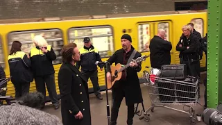 U2 in U2 - U2 Experience in Subway in Berlin - Get Out Of Your Own Way
