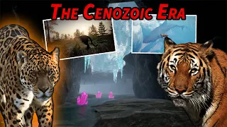 لعبة محاكي الحيوانات The Cenozoic Era | نستكشف الماب الجديد.. ميقالودون مجمد!!